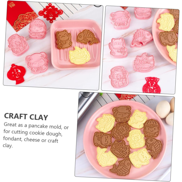 1 Form Bakning Månnyår Cookie Cutter Rolig Cookie Cutter Year of the Rabbit Molds Form Djurkakor Kex