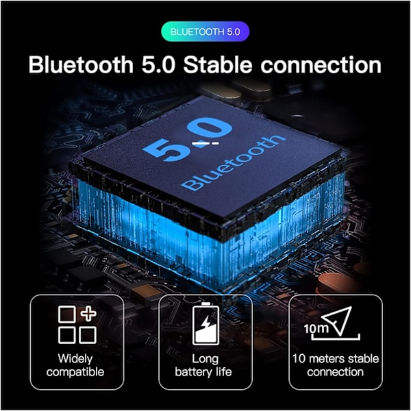 Biladapter Bluetooth 5.0 Audio Receiver Stereo Musik Bil Trådlös Adapter 3,5MM AUX TF Jack Mini Portable För Bilsats Högtalarhörlurar