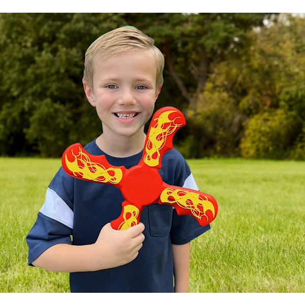 Boomerang Outdoor Frisbee för barn – Plyschleksak Boomerang Girls Gift Outdoor Boy Toy Kids Backyard Game Frisbee orange