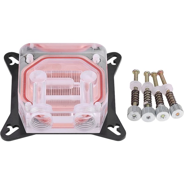Gpu Block Gpu Water Block Koppar, Pom Cfor OMPuter Gpu Vattenkylare Kylblock Koppar Bas Pom cover med vattenväg