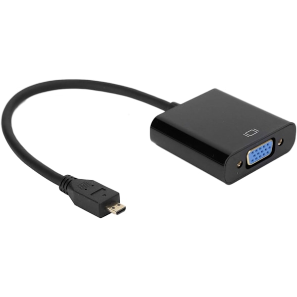 Raspberry Pi Mini Till Vga Hdmi Till Vga Adapter Micro Hdmi Till Vga Video Converter Adapter 1080P För Raspberry Pi 4B Med Power