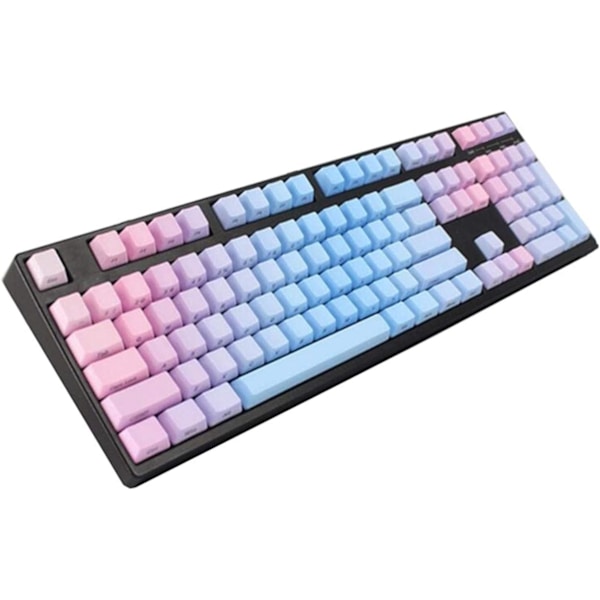 Sunset Blue Gradient Print print tomma PBT-tangentkapslar eller profilomkopplare mekaniskt tangentbord (axelkropp: print, färg: 87 tangenter)