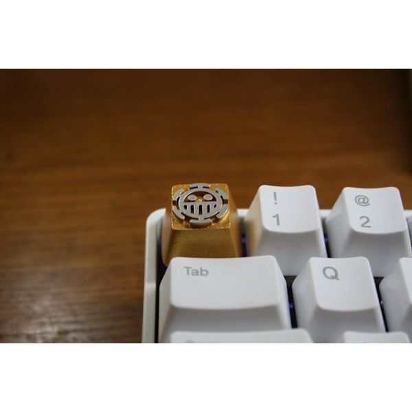 1 st Harts Handgjorda Key Cap 3D Stereoskopisk Mekanisk Tangentbord Keycap För ONE PIECE Death Doctor (Färg: Orange)