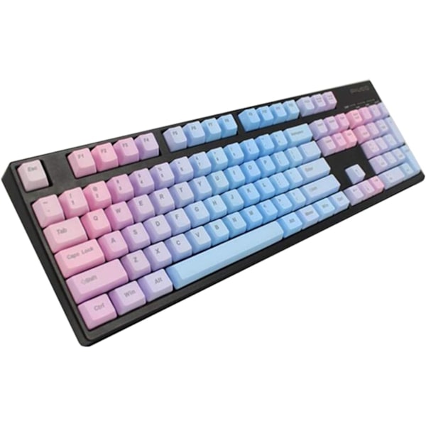 Sunset Blue Gradient Print print tomma PBT-tangentkapslar eller profilomkopplare mekaniskt tangentbord (axelkropp: print, färg: 87 tangenter)