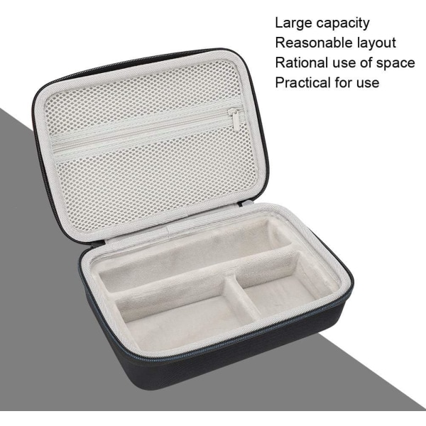 Hårklippare Förvaringsväska, Frisör Case Case Bärbar elektrisk Hårklippare Förvaringsväska Case Grid Layout Organizer för