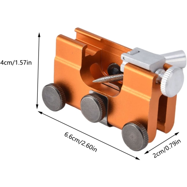 Motorsågsvässare, verktyg för kedjesågsslip, bärbar handvevad motorsågsvässare, lämplig för olika motorsågar och elektriska