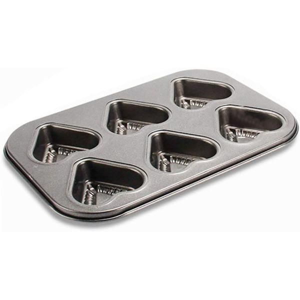 6 Non Stick Bakplåt Hjärtformad Tårtform Mini Tårtform Hjärta Cupcakes Hjärta Tårta Bakplåt Hjärta Muffinsplåt Form Bakplåt Cupcake
