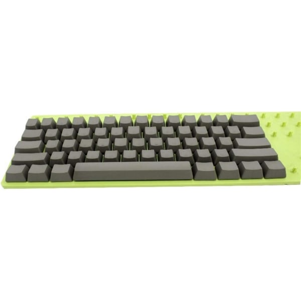 Vit Svart Grå Orange Grön Gul Blank Tjock PBT Profil 62 Key ISO 61 ANSI Keycaps För MX Switchar Mekaniskt tangentbord (axelkropp: Lägg till