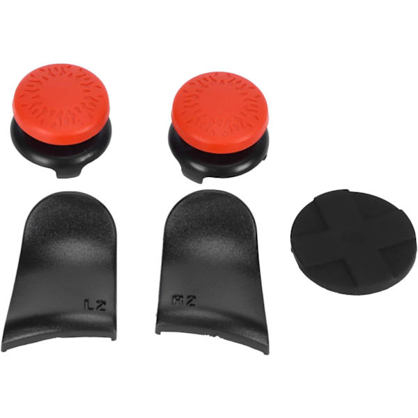 Thumb Stick Grip Cap Thumb Stick Grip Cap Abs Silikon 5In 1 Thumb Stick Grip Key Cap Joystick Cover L2 R2 Trigger Extender för Ps5 Controller (röd)