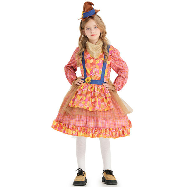 Solrosbarnens Skräckuggdräkt för Halloweenfest Cosplay M