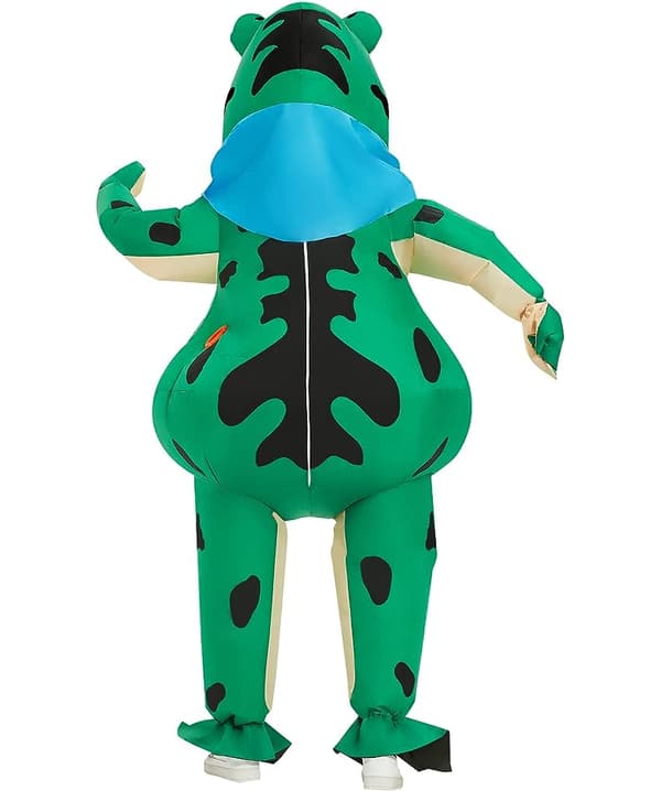 Uppblåsbar Grodkostym Halloween Luftblåst Kostym