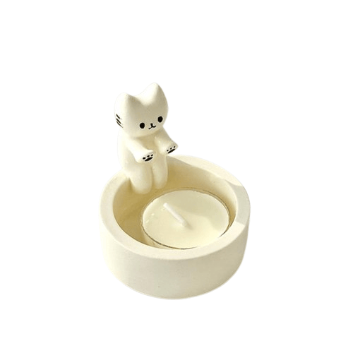 Tegneserie Kattelysholder