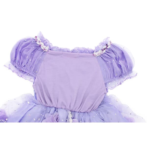 Jenteprinsessekostyme Gulvlengde Bursdagsfest Klesopp 110cm