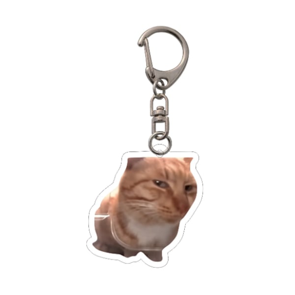 Sjov Kat Memes Serie Nøglering Dame Taske Vedhæng Nøglering C