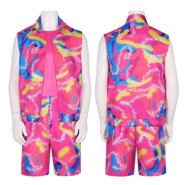 Ken Cosplay kostym set för män s
