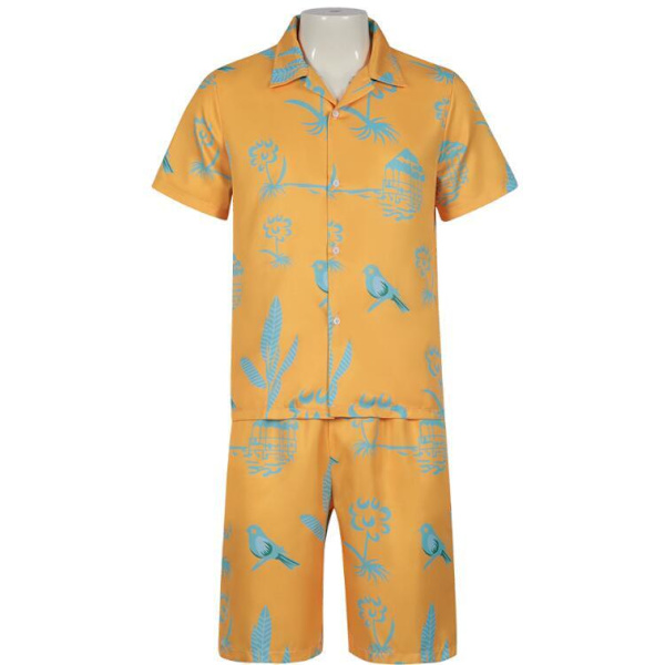 Barbie Mænds Kenny Cos Tøj Gul Stranddragt 2xl