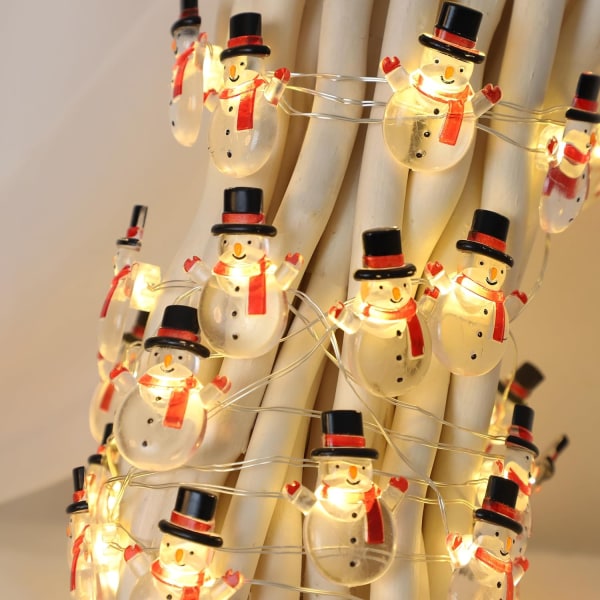 Jouluvalot 3 metriä 20 LED:tä Lumimies-Jouluvalot 2M