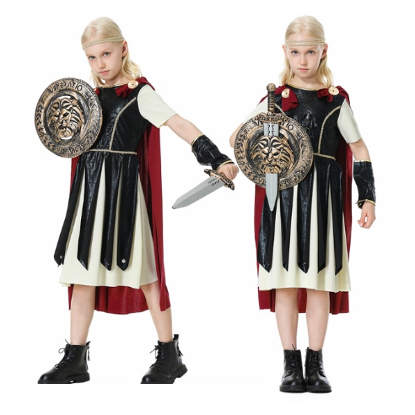 Roman Warrior set för pojkar, flickor, män Girl-S