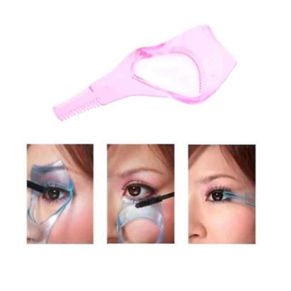 3 i 1 Mascara Guard ögonfransborste pink