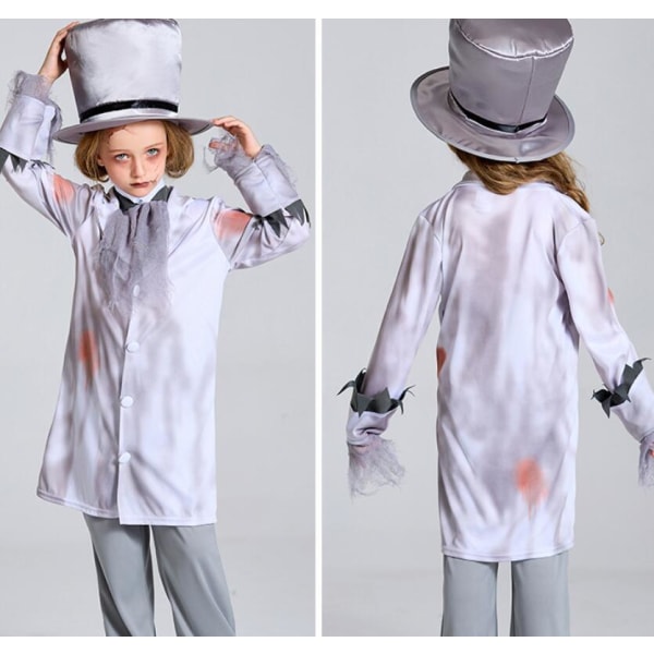 Halloween Zombie kostym förälder-barn set Boy S