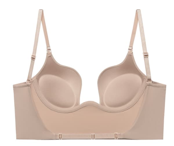 Dame Low Back Bh Deep U Bh Beige L
