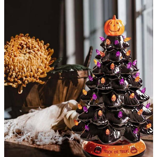Halloween Ljuslykta Dekoration för Julgran 15CM