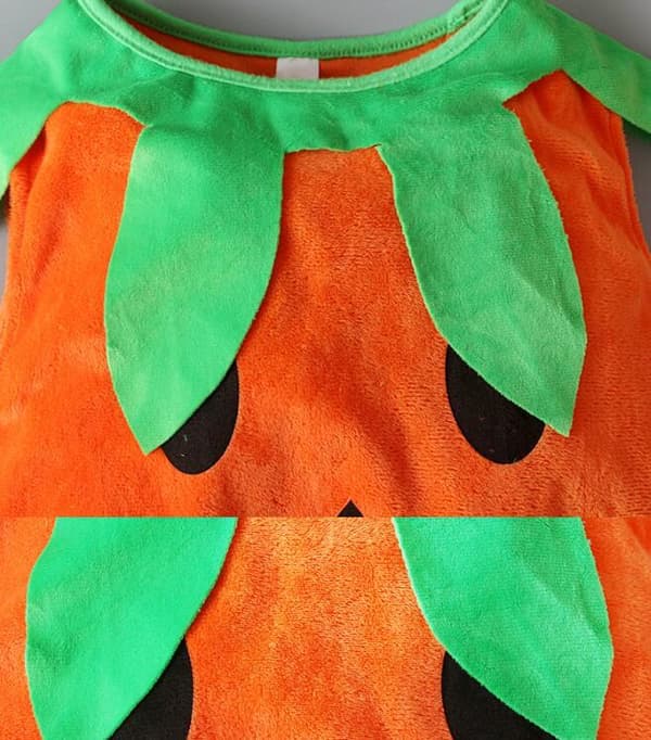 Halloween Pumpakostym för Barn 90CM