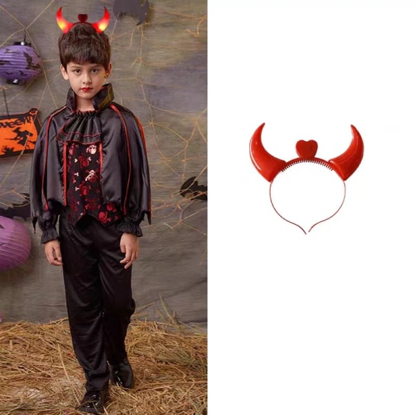 Barn Retro Vampyr Hexe Halloween Kostyme Boy 120