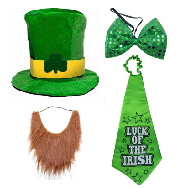 St Patrick's Day Party kostym kostym hatt style1