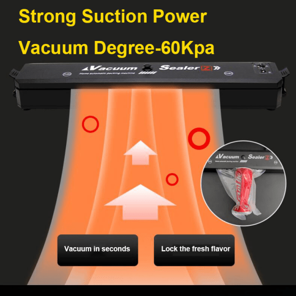 Vacuum Sealer Automatisk lufttätning av livsmedel Vakuum Sealer Machine