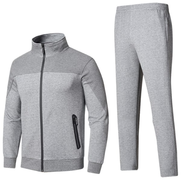 Träningsdräkt för män Athletic Sports Casual Sweatsuit grey L