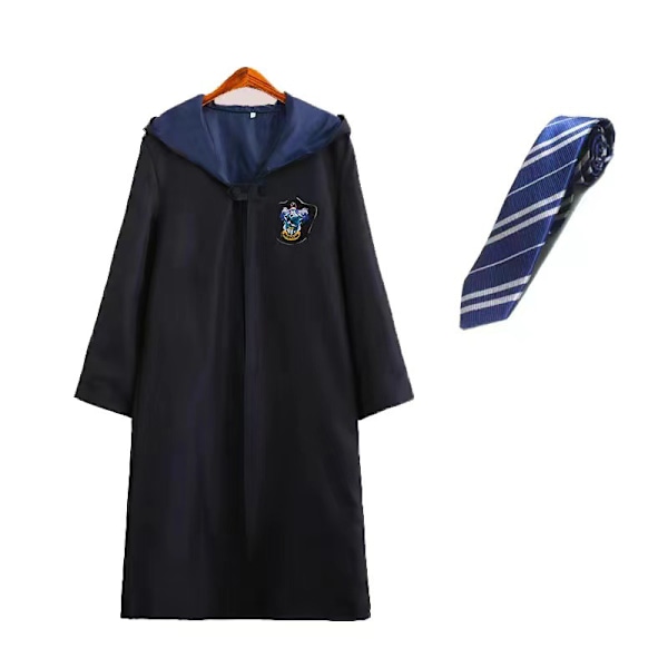 Harry Potter Børne Klassisk Slytherin Kappe Kostume Blue-Adult L