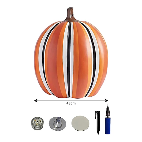 Halloween PVC Uppblåsbar Pumpa för Utomhus Dekorationer Style 1