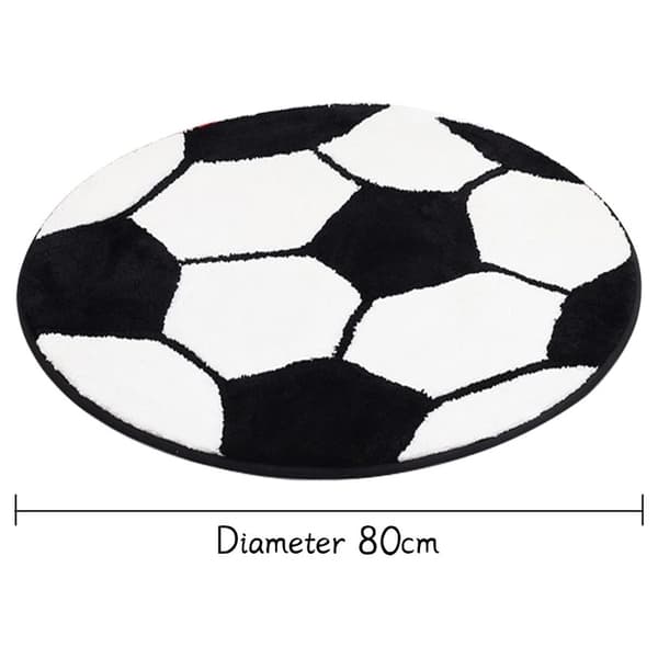 Barneromsteppe Basketball Rund Teppe Gulv Stol Matte E1