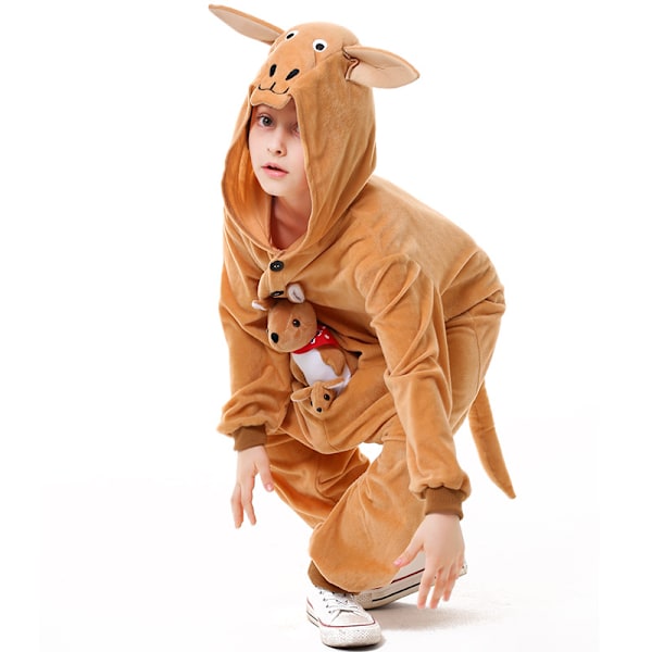 Halloween Barnkläder för Barn - Hoppande Joey Känguru Fancy Dress Kostym M 
