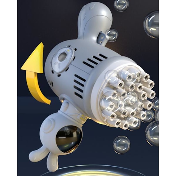2 ST Automatisk barnbubbelmaskin Gray