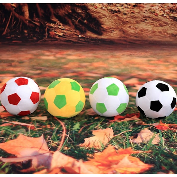Plysch fotbollar fluffig fylld fotbollskudde red 20cm