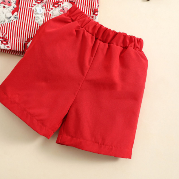 Barnkläder för småbarn, pojke, jul Red 90cm