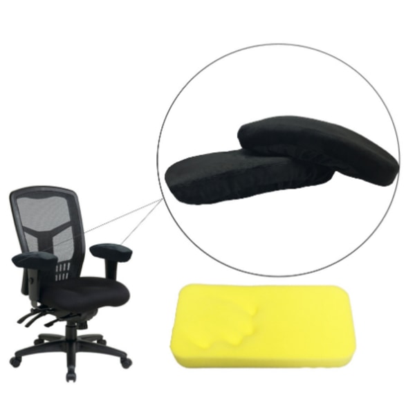 1 st Memory Foam Stol Armstödsdyna black