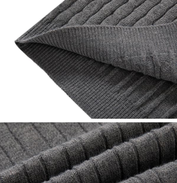 Slim Fit Pikétröja med dragkedja för män grey M