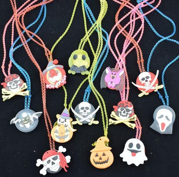 4-pack Halloween LED-halsband för barn Four