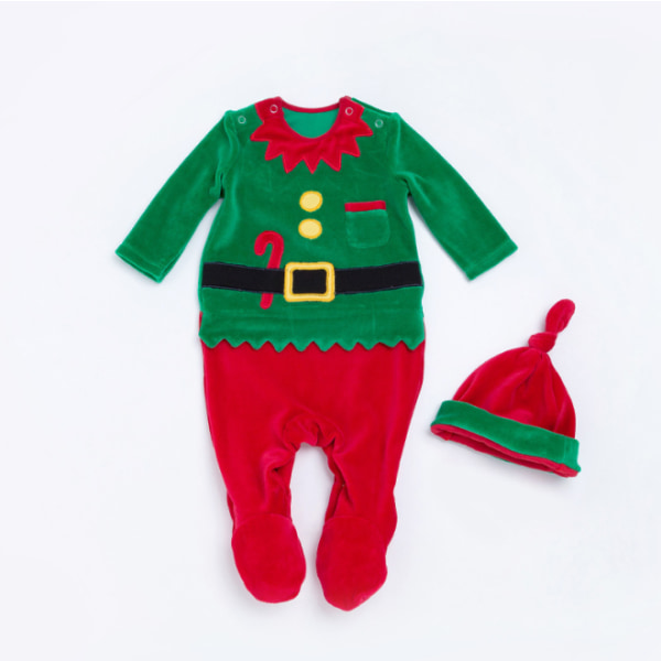 Baby Boy Girl Christmas Elf Outfit 3-6month