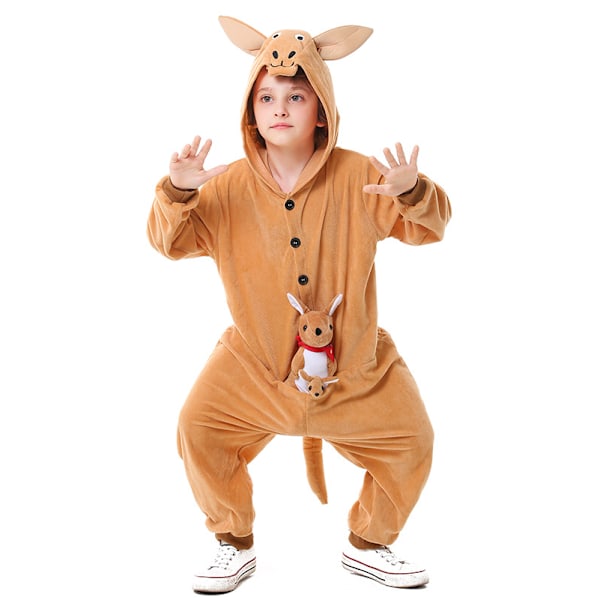 Halloween Barnkläder för Barn - Hoppande Joey Känguru Fancy Dress Kostym M 