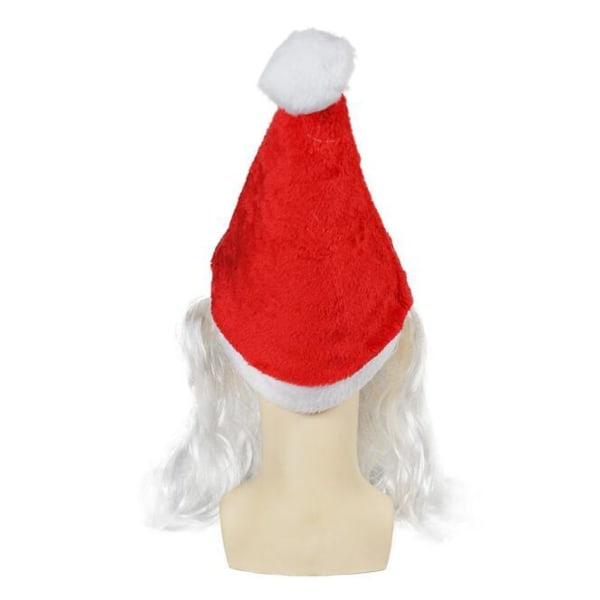 Läskig Jultomte Latexmask Long Beard