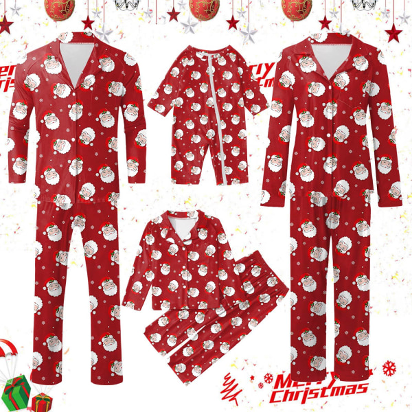 Perheen Joulupyjama-sarjat, Vastasyntyneiden Joulupyjamat Red Mom 2XL