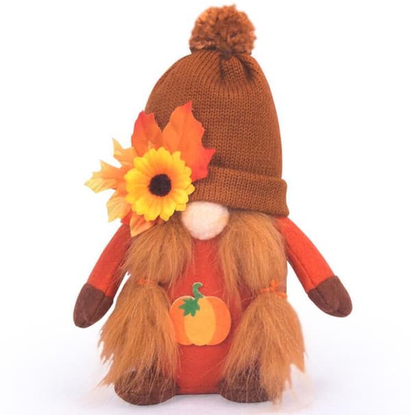 Lønnblad Ansiktsløs Dukke Gnome Figur Styles 2