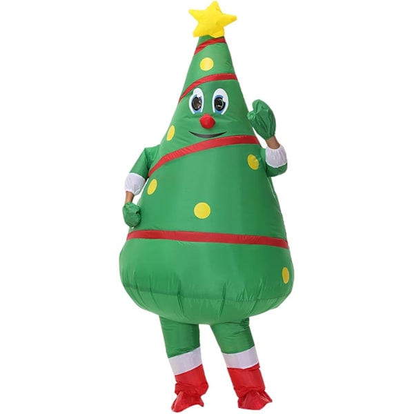 Uppblåsbar Juldräkt Cosplay Uppblåsbar Vuxendräkt Green