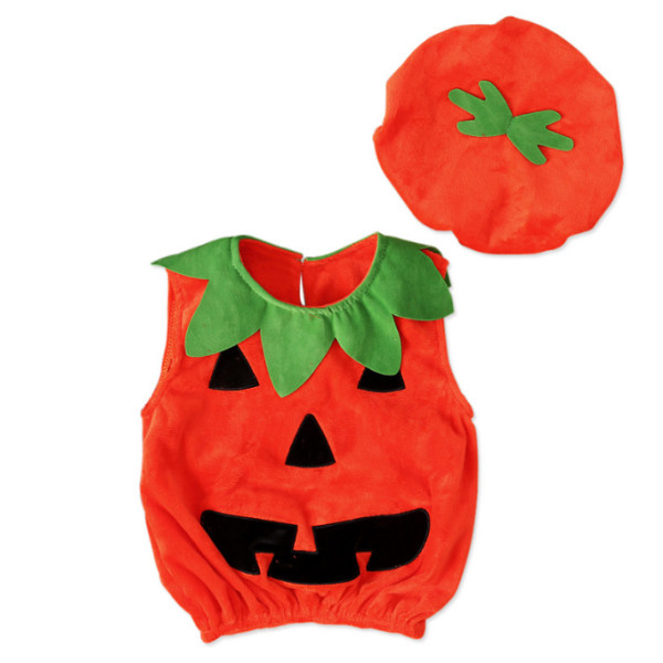 Flicka Pojke Halloween pumpa kostymer Jumpsuit 120