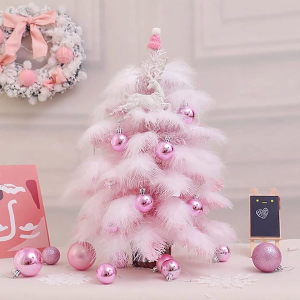 18 I bordsjulgran Pink