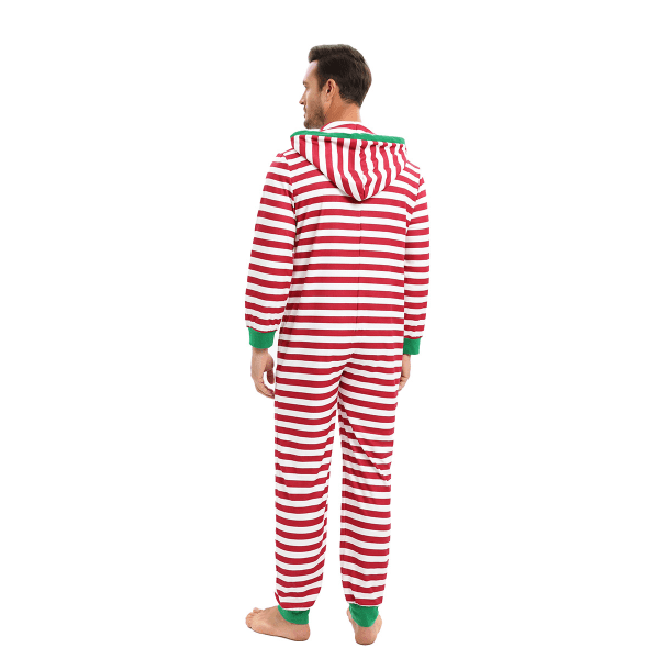 Joulu-Onesiet Aikuisille, Onesie-Asu, Pyjama, Naisille, Pyjamasetti Men Red S